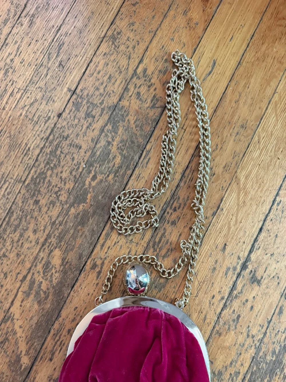 Kate Spade Pink Velvet Clutch
